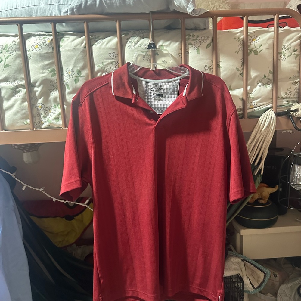 Arrow Men's Classic Red Polo Shirt